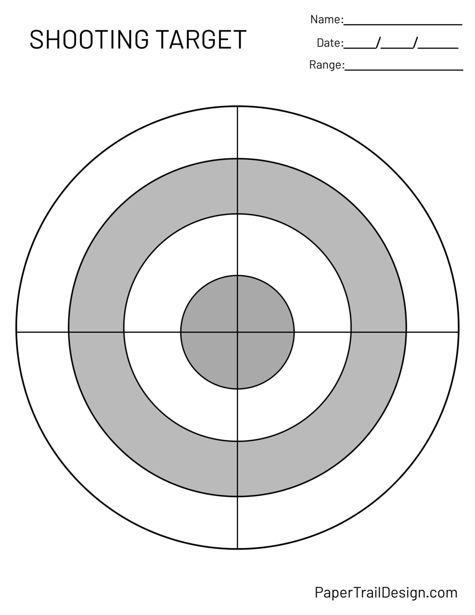 Printable Targets Free For Adults