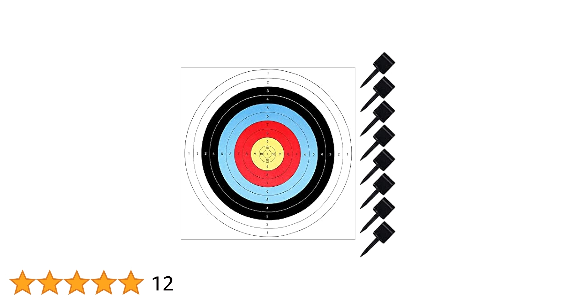 30pcs Archery Target Paper 40cm Standard Archery Paper 10 Rings With 8 Target Pins Archery Accessory For Target Practice For Shooting Range Hunting Targets Accessories Amazon Canada