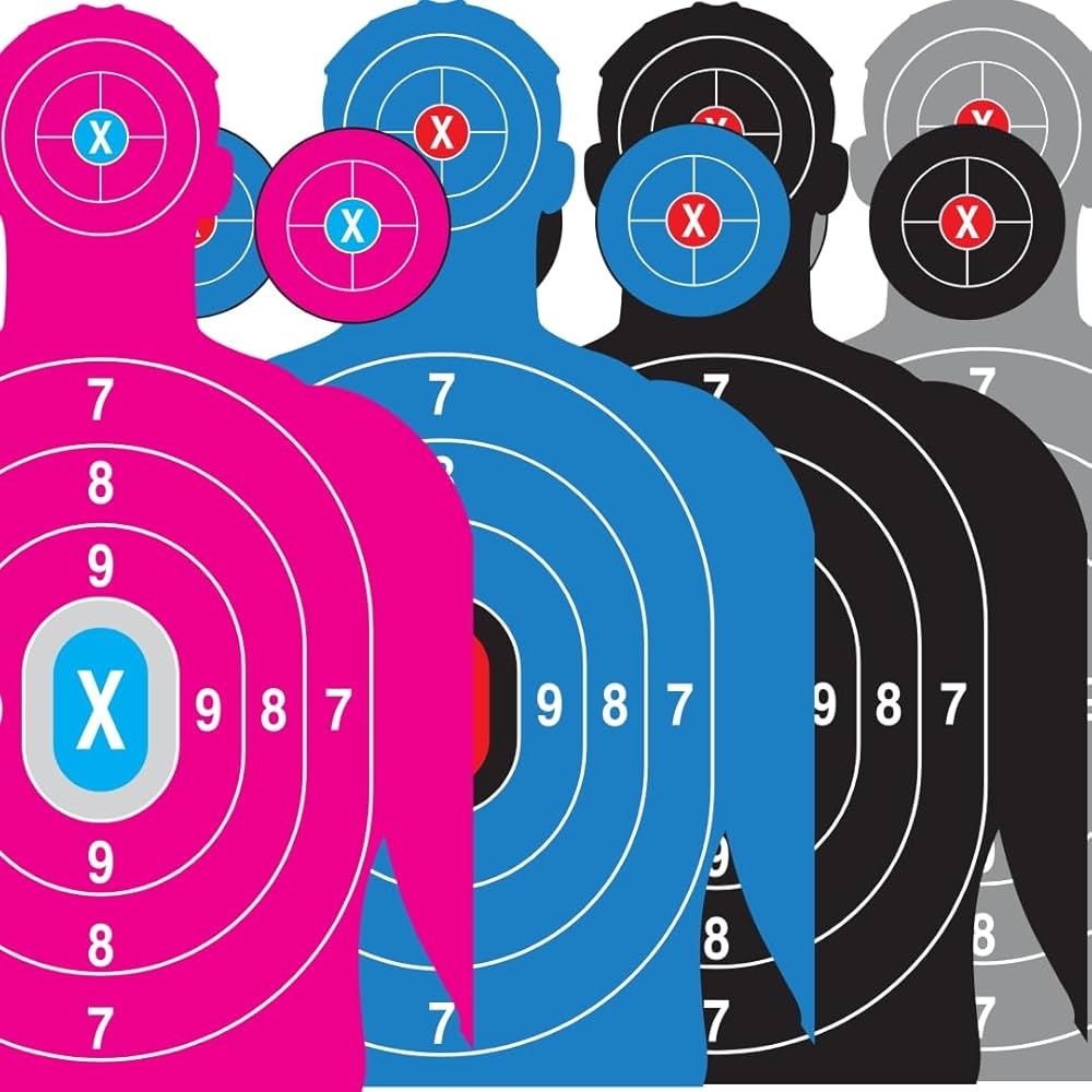 High Contrast Pistol Targets Printable