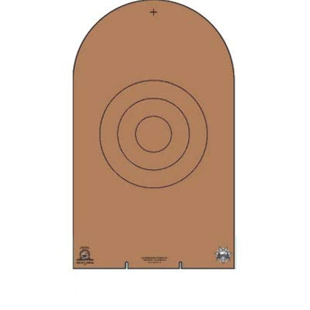 Amazon NRA D 1 OFFICIAL BIANCHI CARDBOARD TARGET 25 PACK Archery Targets Sports Outdoors