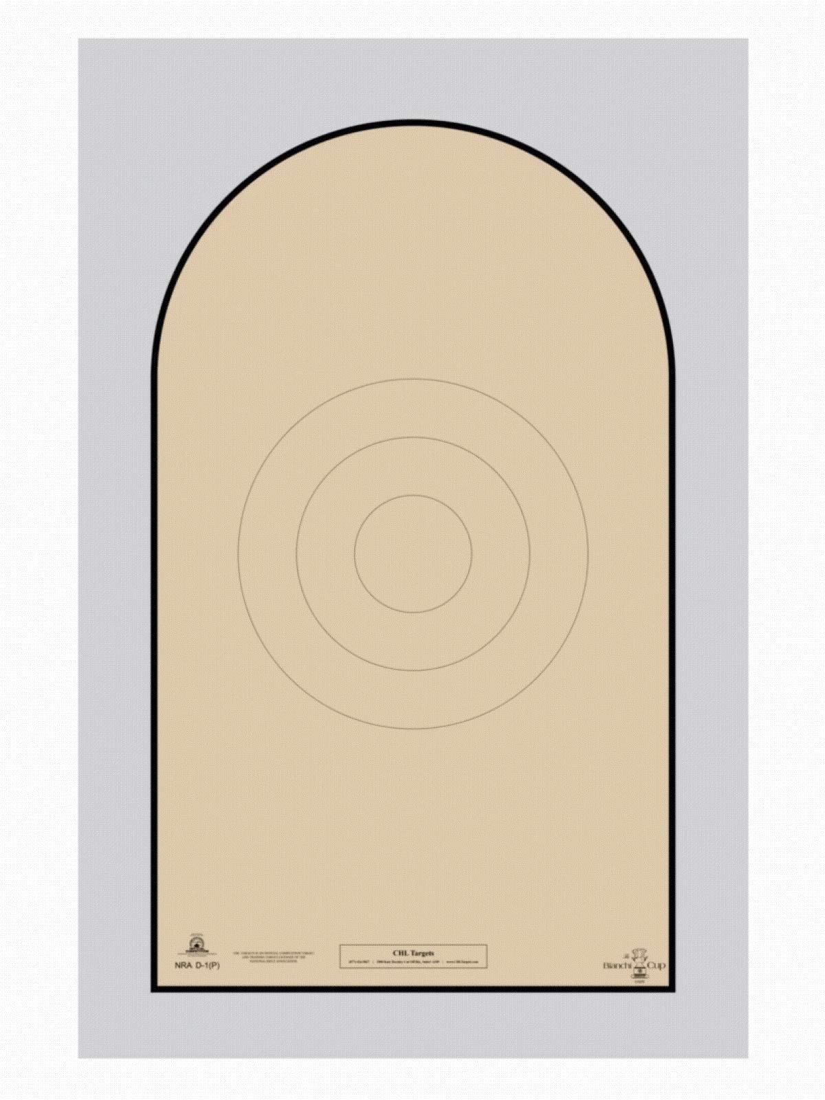 Printable Nra D1 Target Center