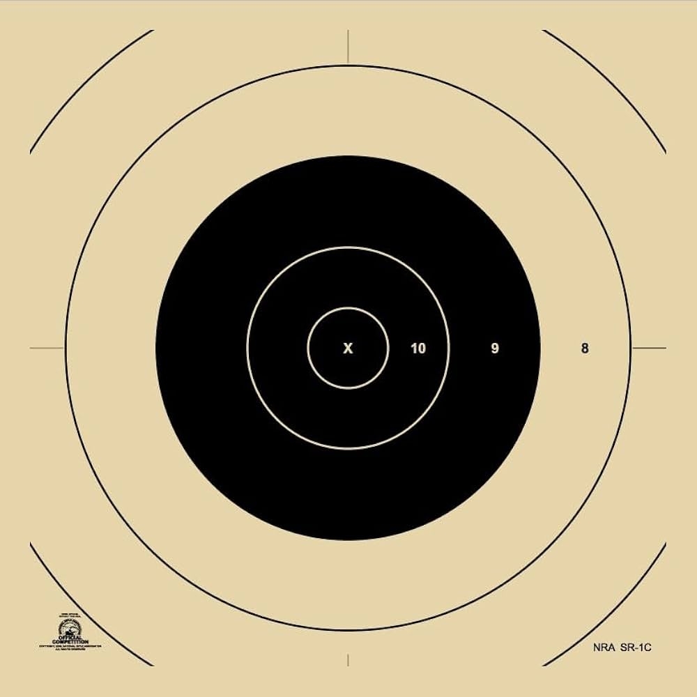 Amazon Official SR 1C NRA Target Repair Centers For SR 1 100 Yard Targets Target Rifle Competition Short Range 10 5 X 10 5 100 Sports Outdoors