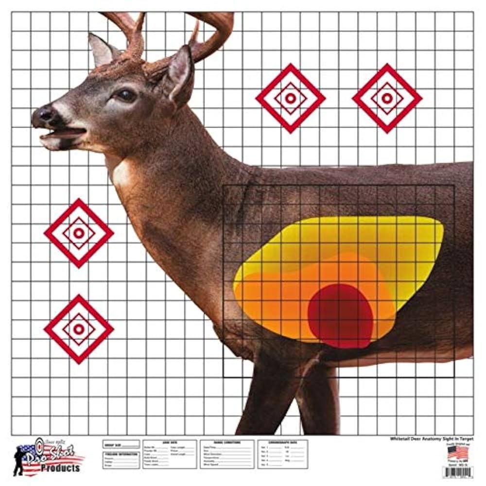 Deer Vitals Archery Target Printable