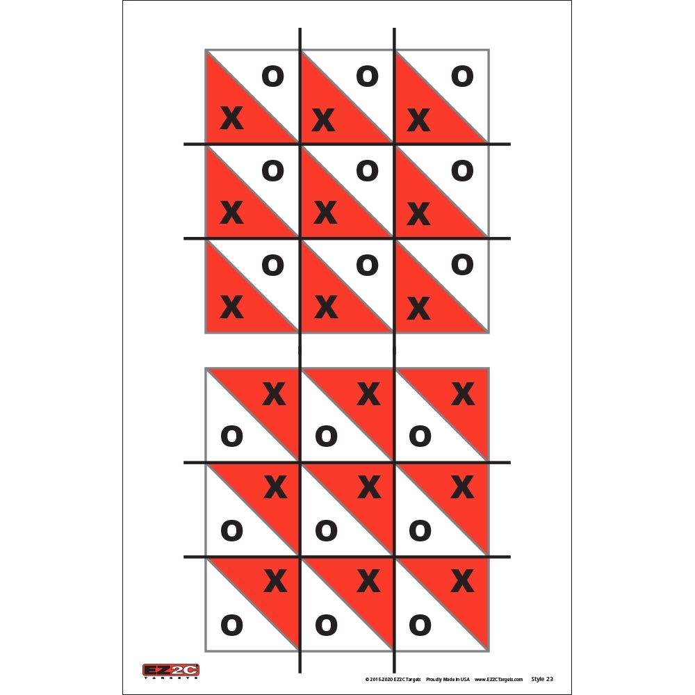 Archery Target EZ2C 4 Style Gun Targets Bundle Pack Of 40 Use Pistol Want It All Pistol Targets For Shooting Range