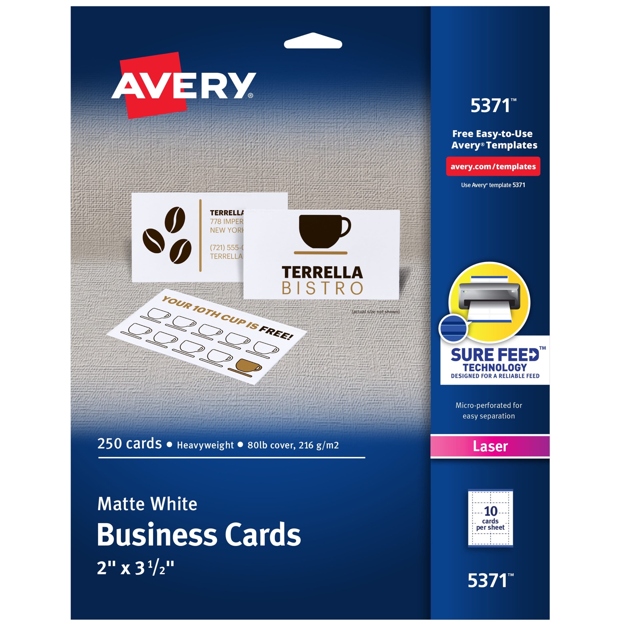 Avery Printable Business Cards Target
