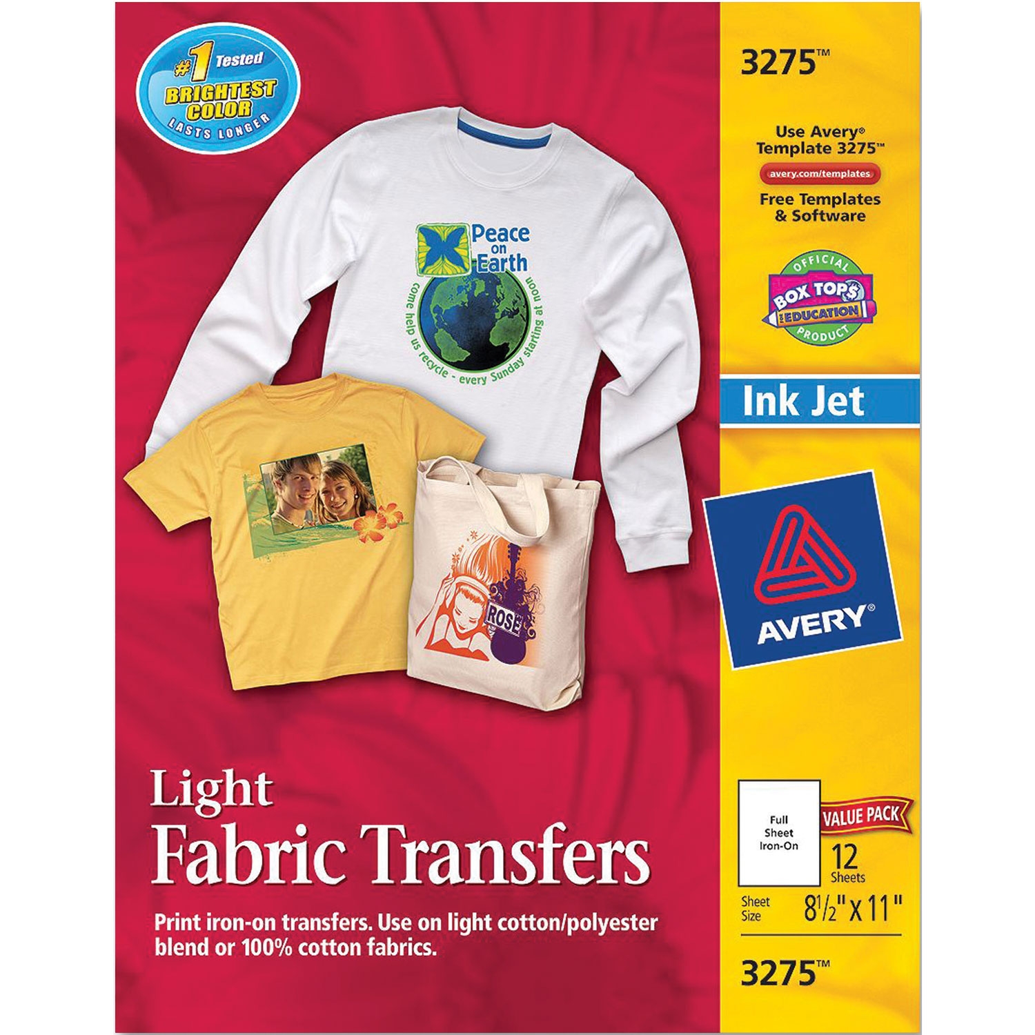 Avery Iron On T Shirt Transfers AVE03275 12 Pack Best Buy Canada Avery Iron On T Shirt Transfers AVE03275 12 Pack Best Buy Canada