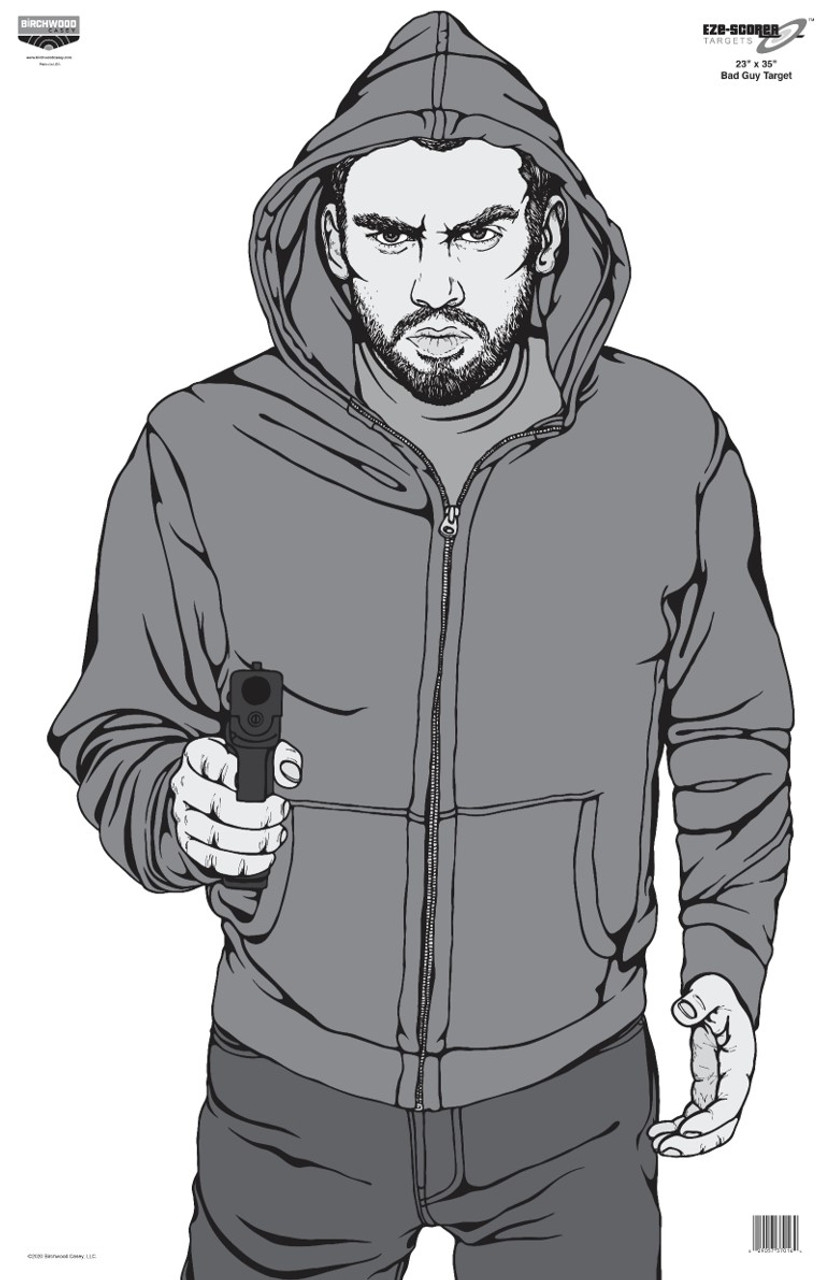 Printable Bad Guy Shooting Targets