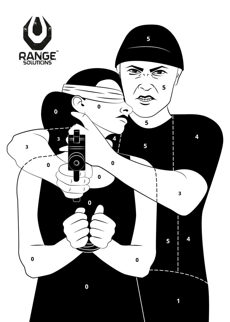 Hostage Human Printable Shooting Targets