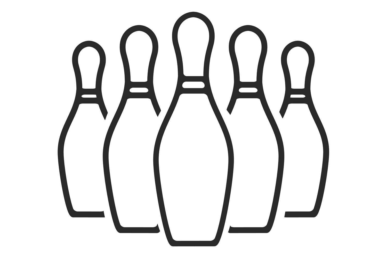 Free Bowling Pin Target Printable