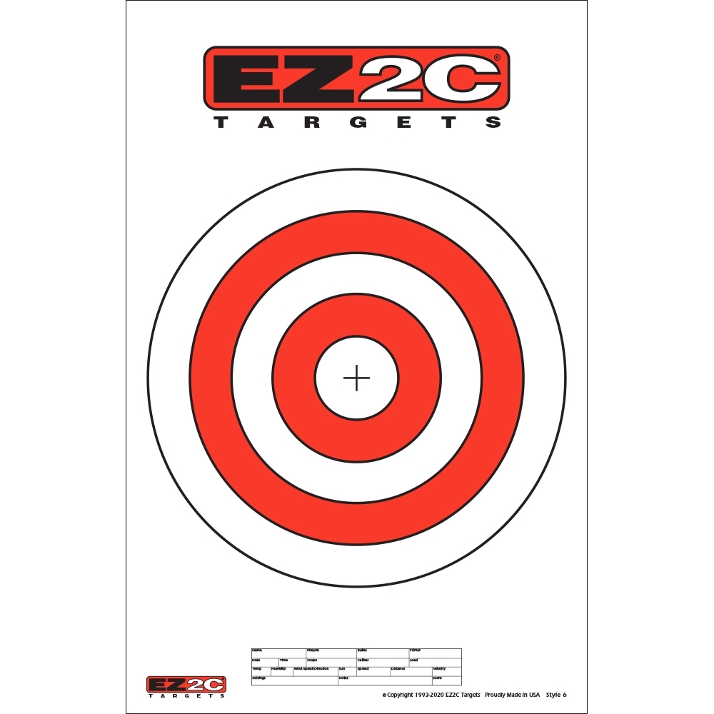 Champion VisiShot 8 Inch Bullseye Target 8 5x11 10 Pack Omaha Worksheets Library