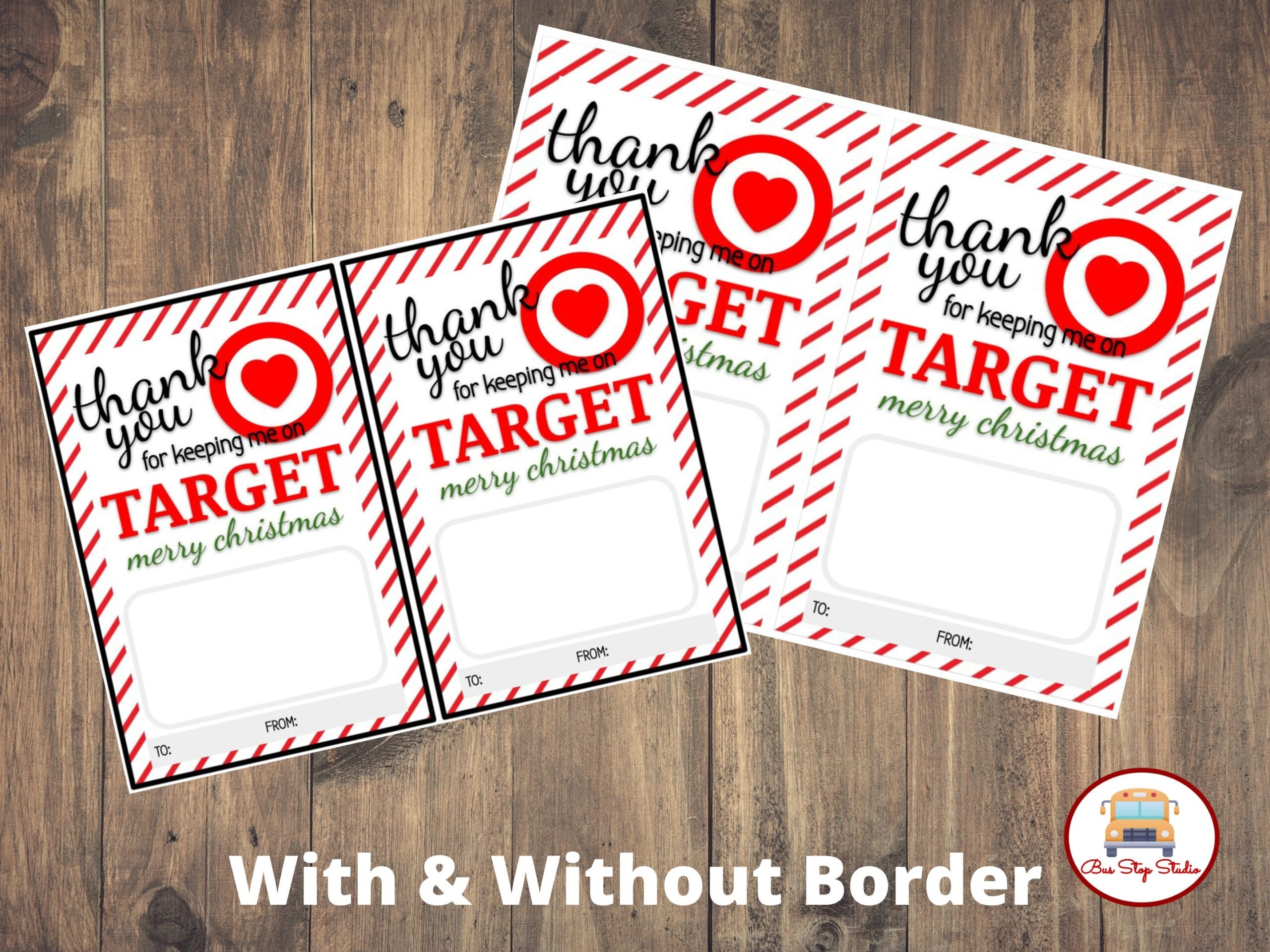 Christmas Tag Teacher Appreciation Printable Gift Card Holder On Target Gift Card Holder Teacher Gift Ideas Counselor Gift Etsy