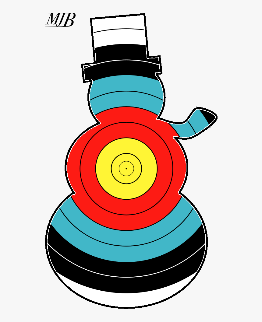 Targets With A Christmas Theme-Printable