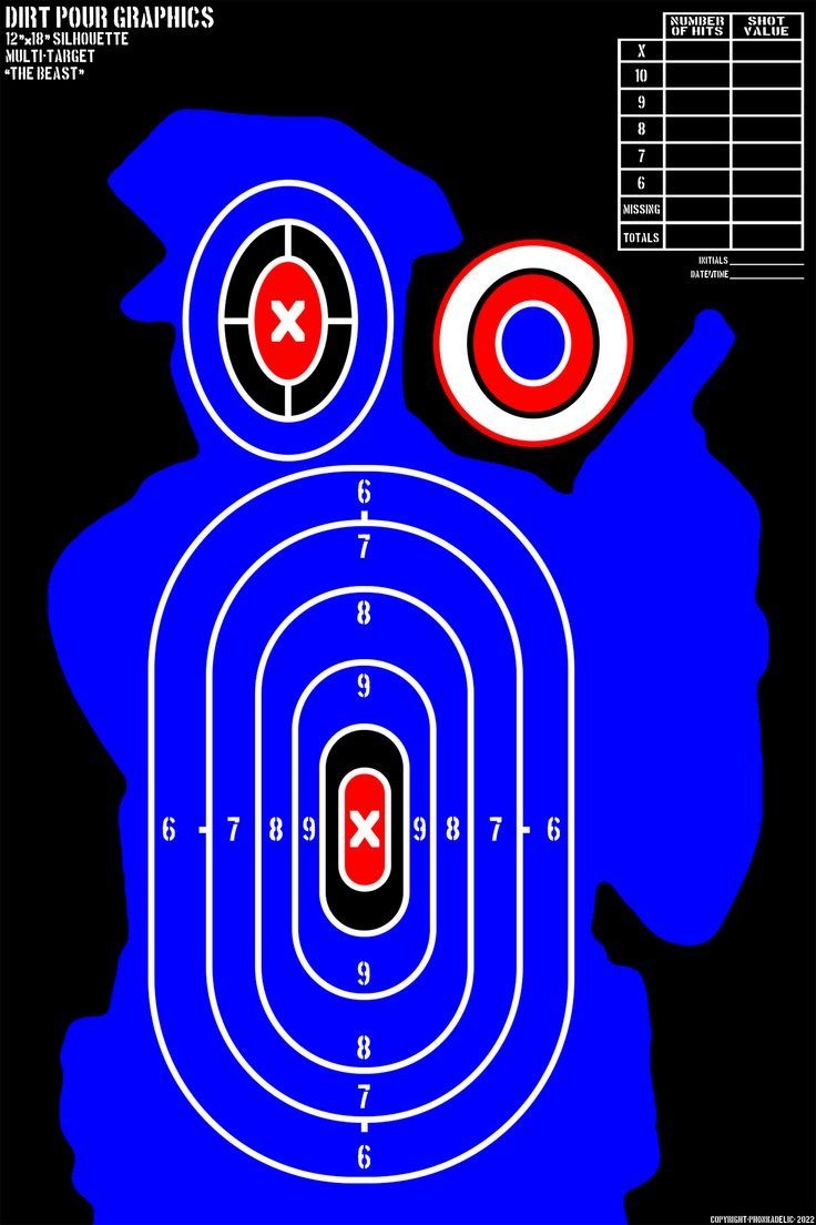 Free Printable Download Smiley Face Rifle Targets