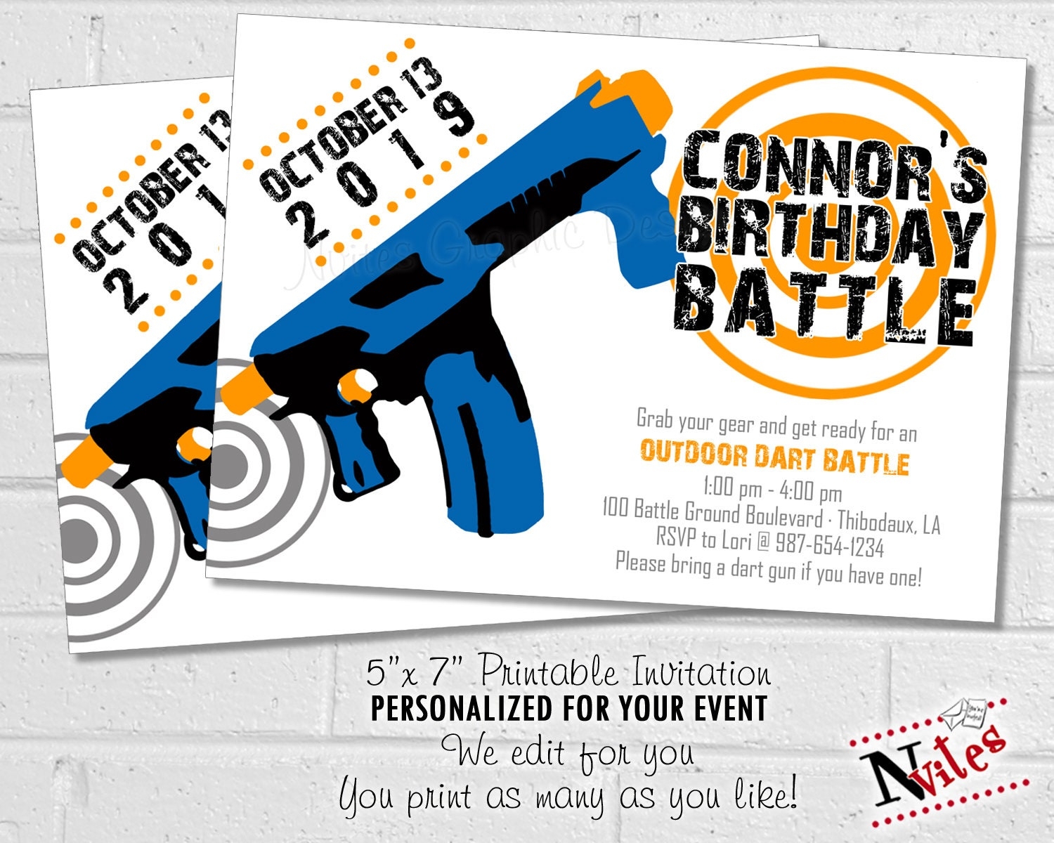 Shooting Target Happy Birthday Card Printable