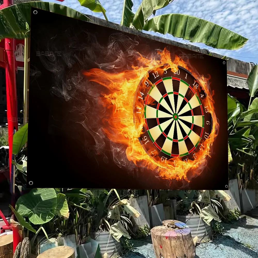 DARTS Dart Board Arrow Target DIY Flag For Family Group Photo Living Room Home Dorm Decor Wall Art Decor Banner AliExpress