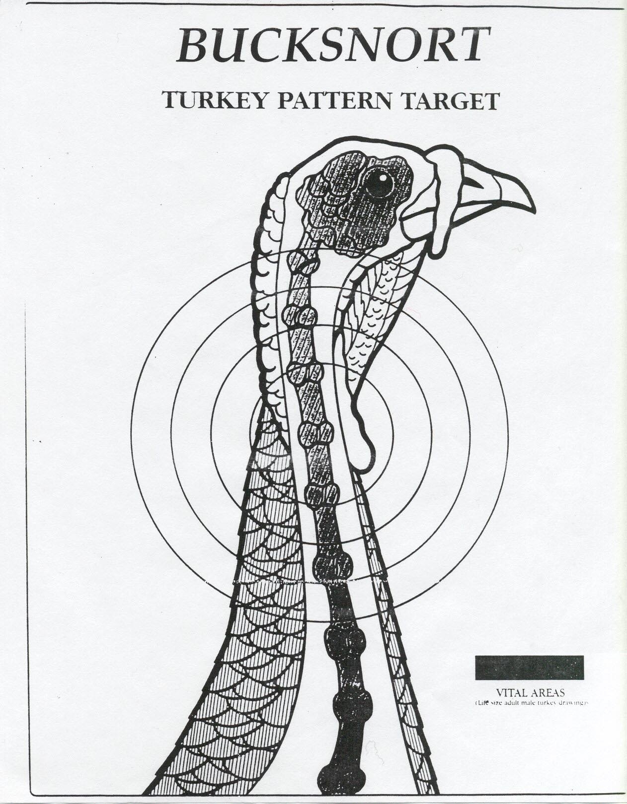 Free Printable Turkey Head Targets