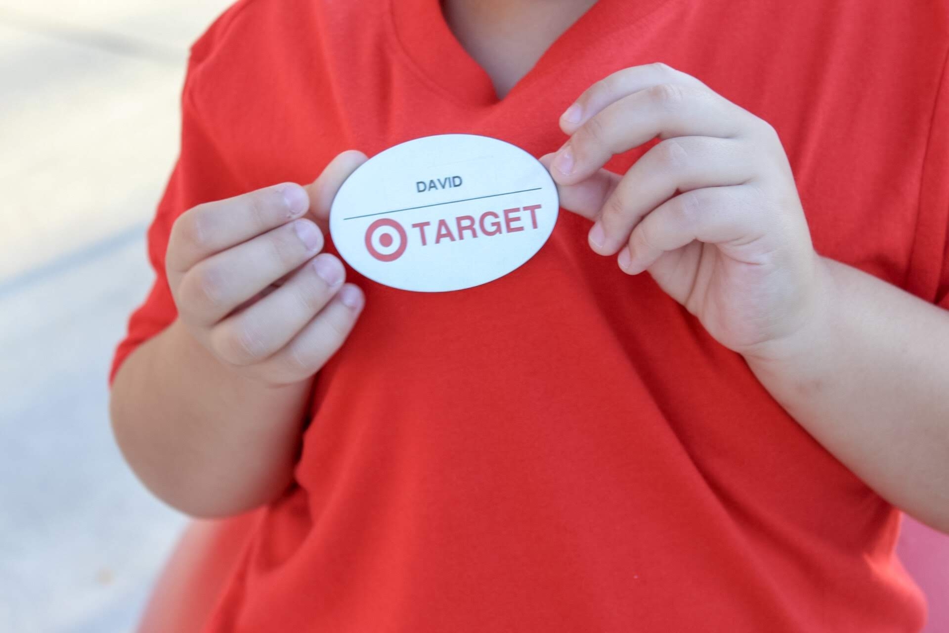 Easy DIY Target Costume For Kids