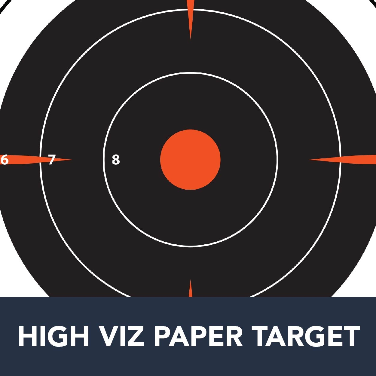 8 Inch Printable Picture Bullseye Target