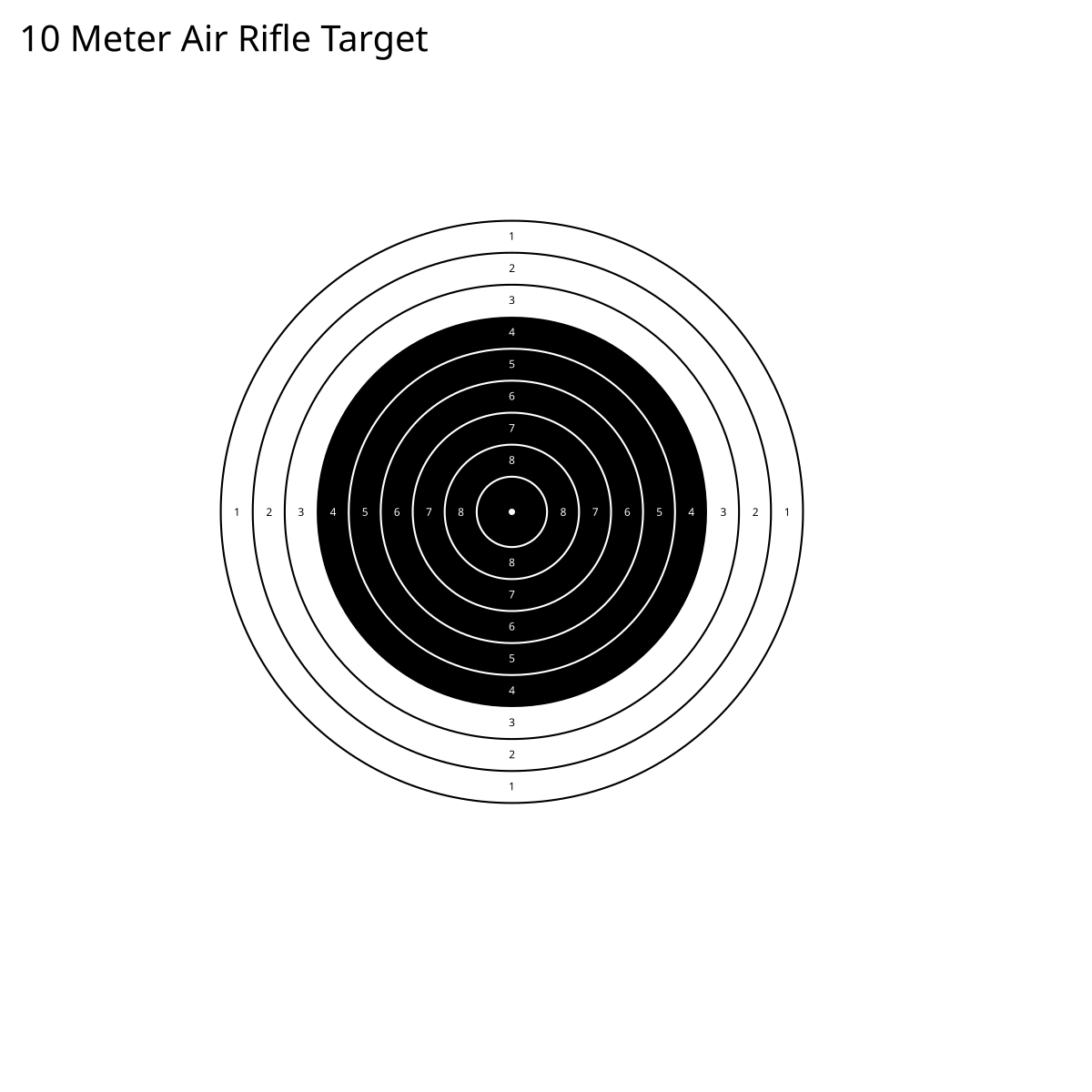 File 10 Meter Air Rifle Target svg Wikimedia Commons