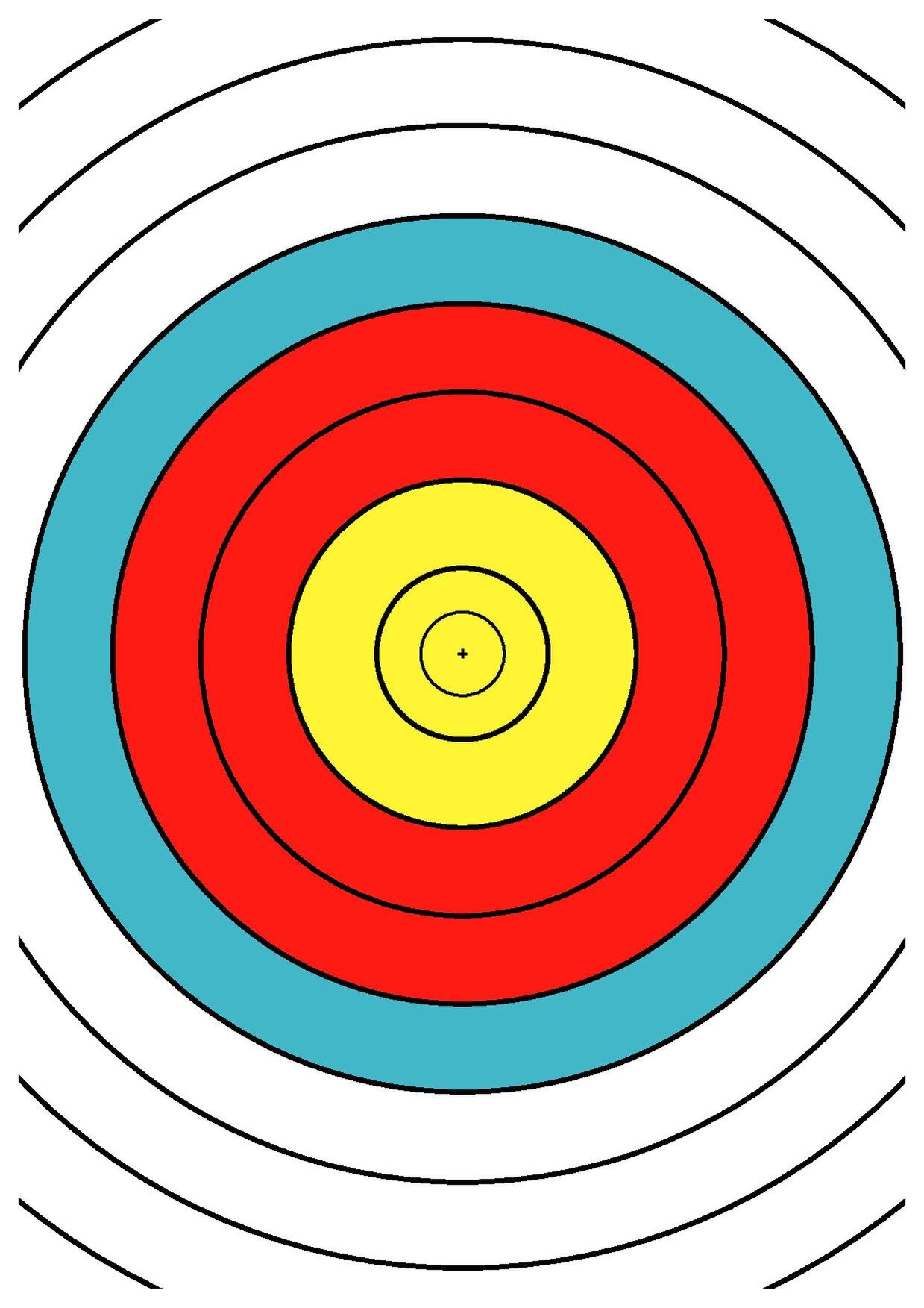 File WA 40 Cm Archery Target Center Drawing DINA4 pdf Wikimedia Commons