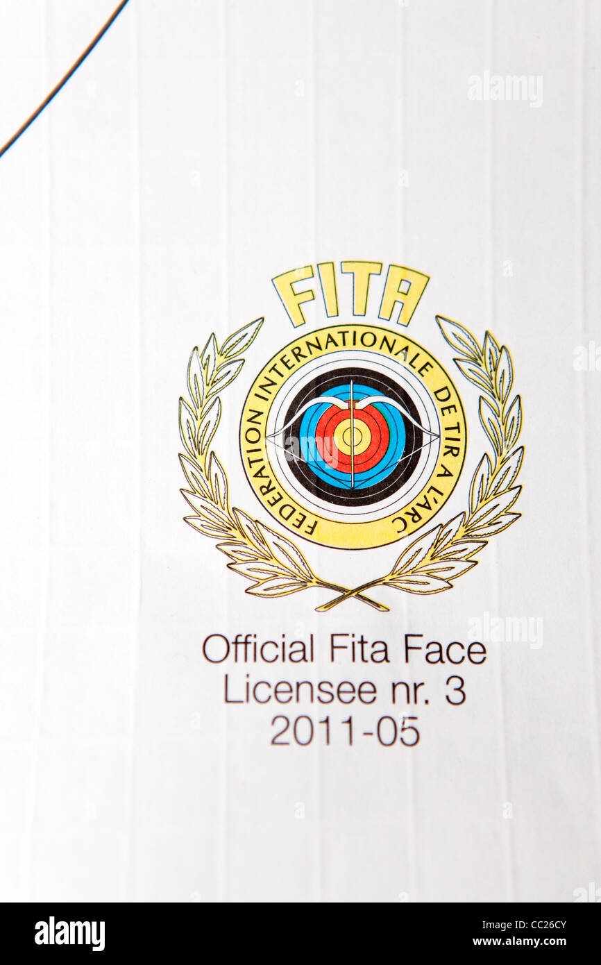 FITA 60cm Archery Target Face Logo Stock Photo Alamy