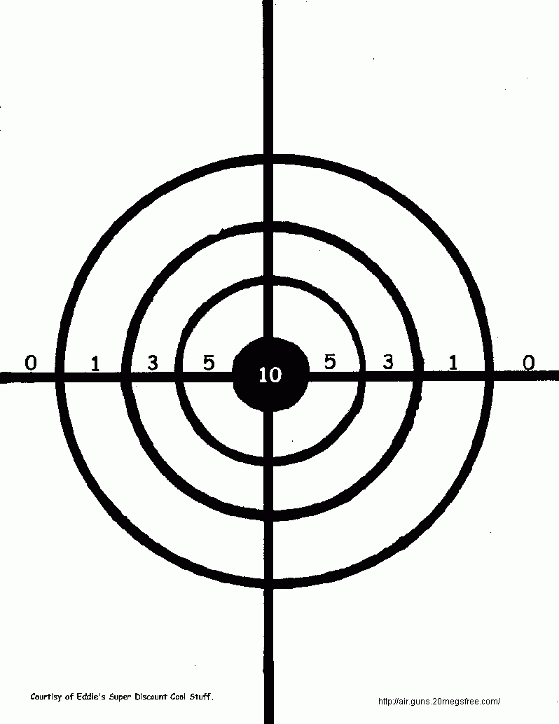 FREE DOWNLOADABLE SHOOTING TARGET