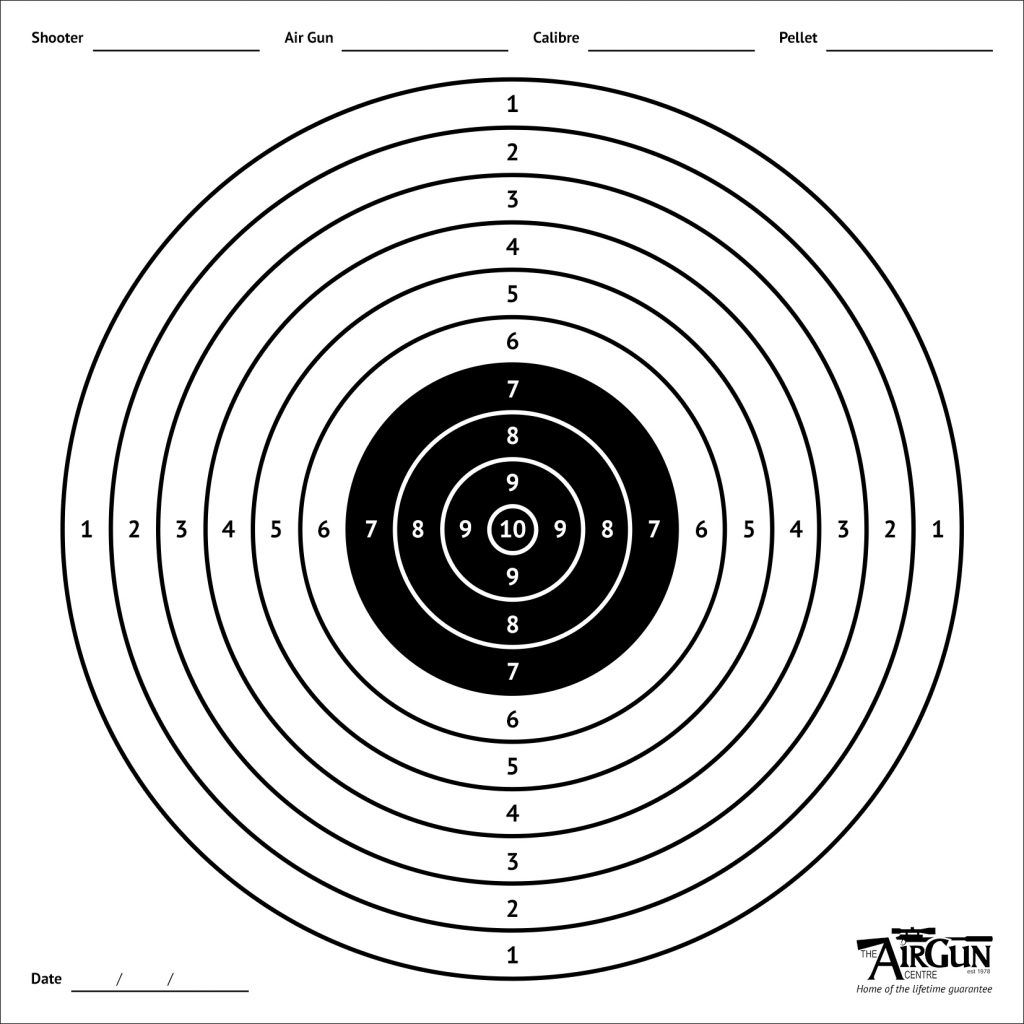 6 Part Printable Silhouette Targets