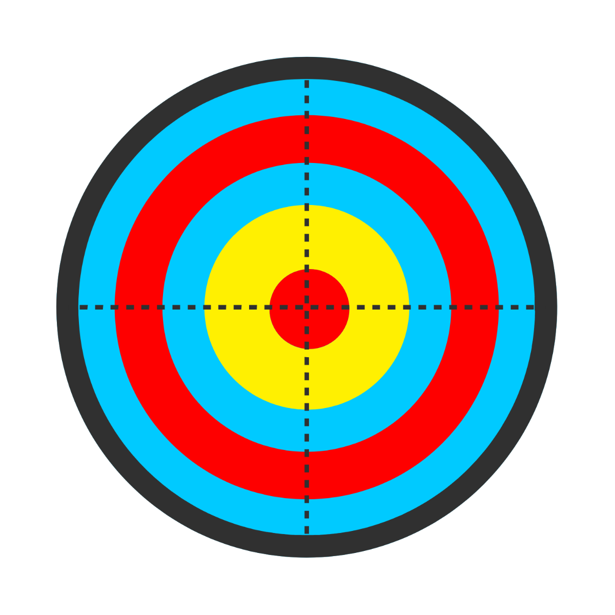 Free Printable Target Clipart Template To Edit Online