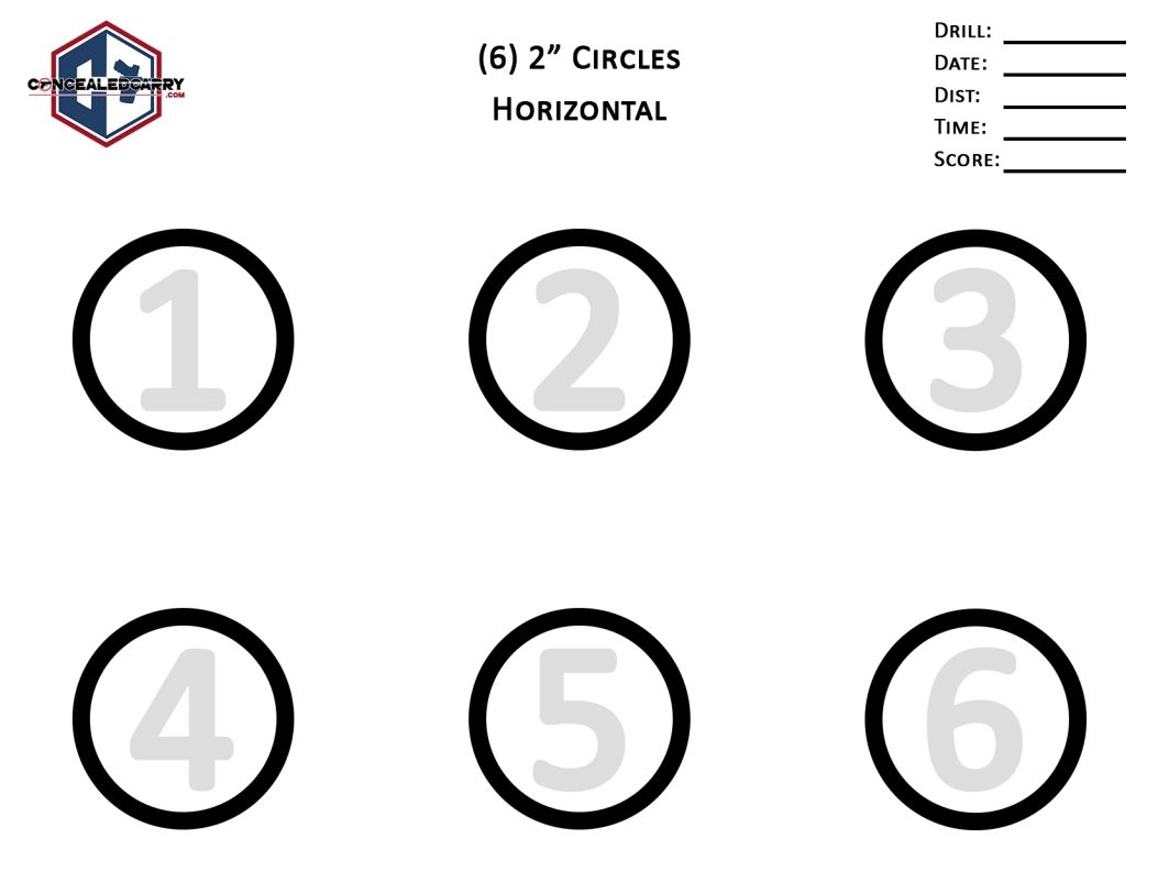 Hand Gun Printable Shooting Targets