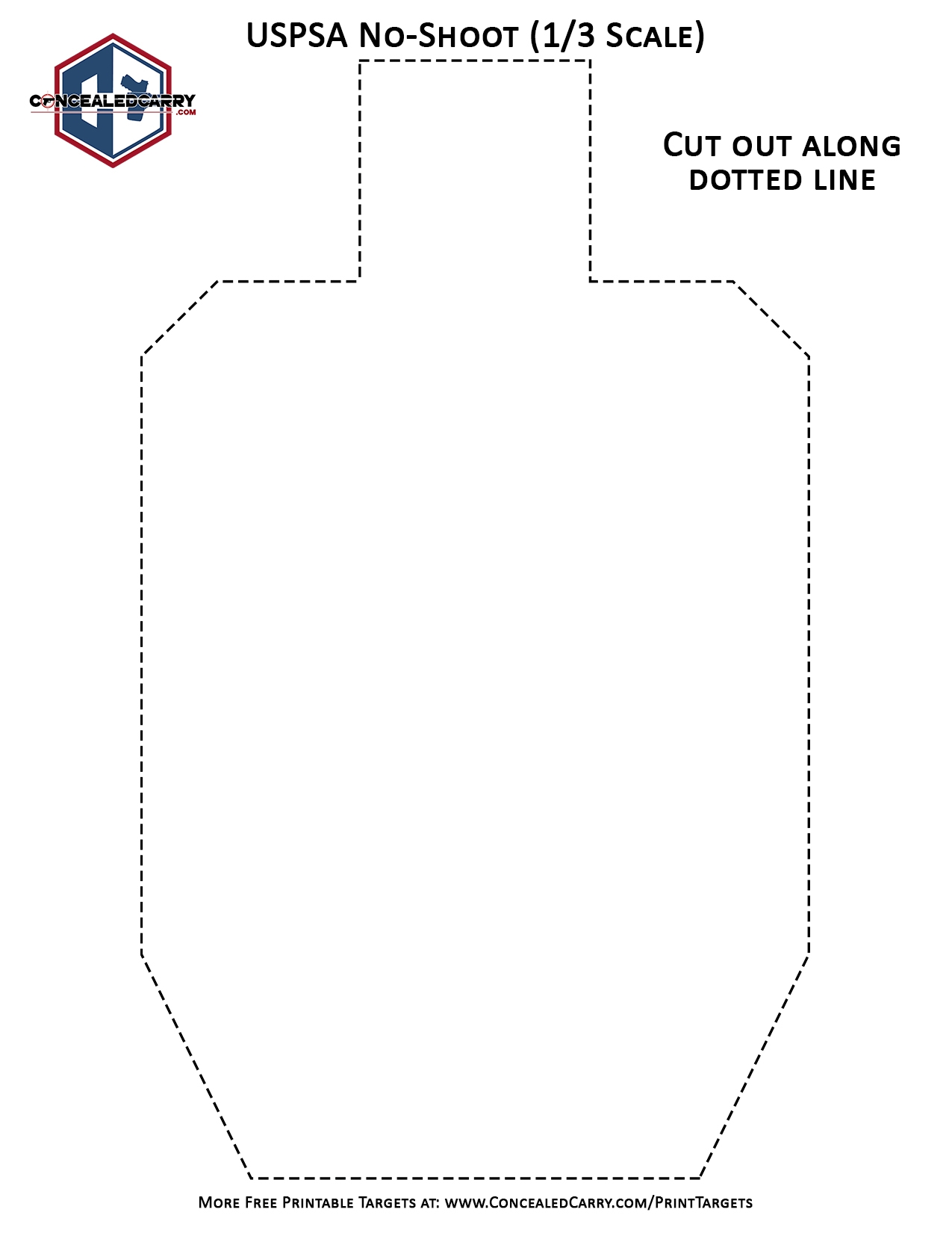 Printable Uspsa Dry Fire Targets
