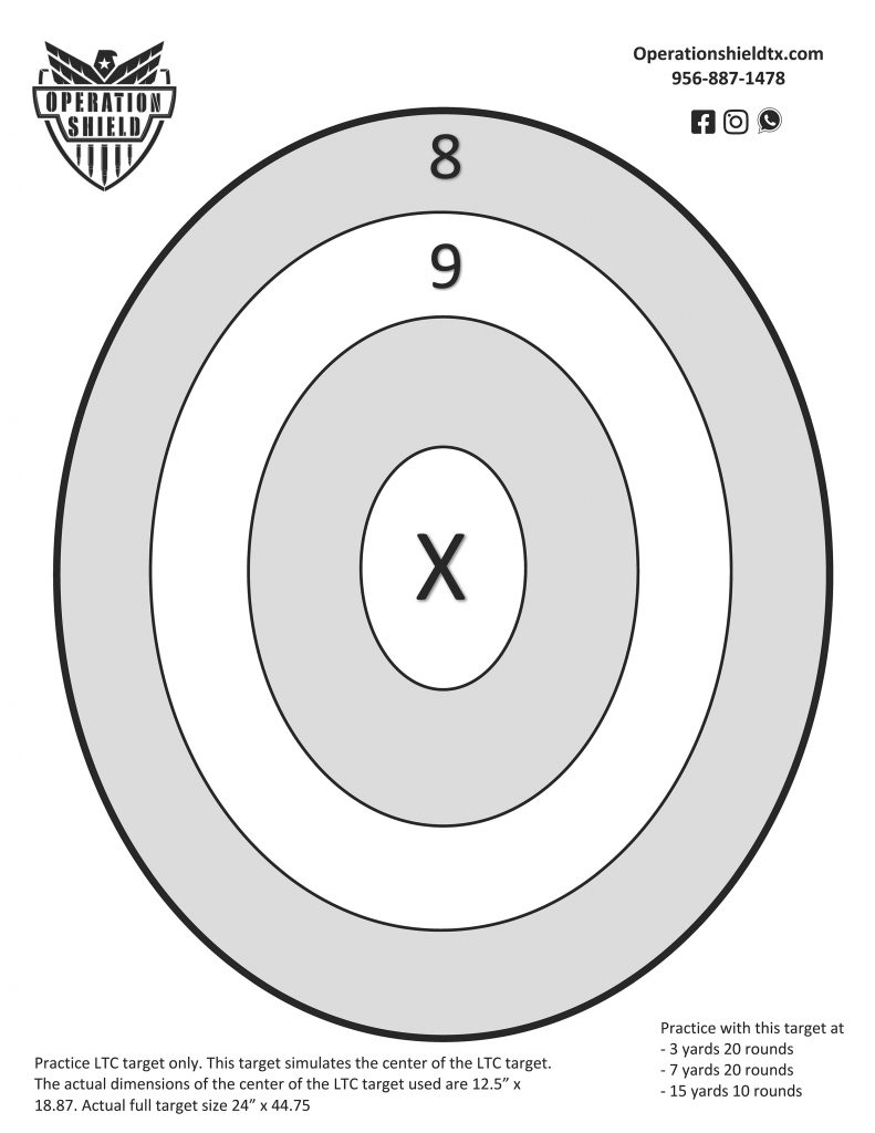 Printable Targets 8 X 11