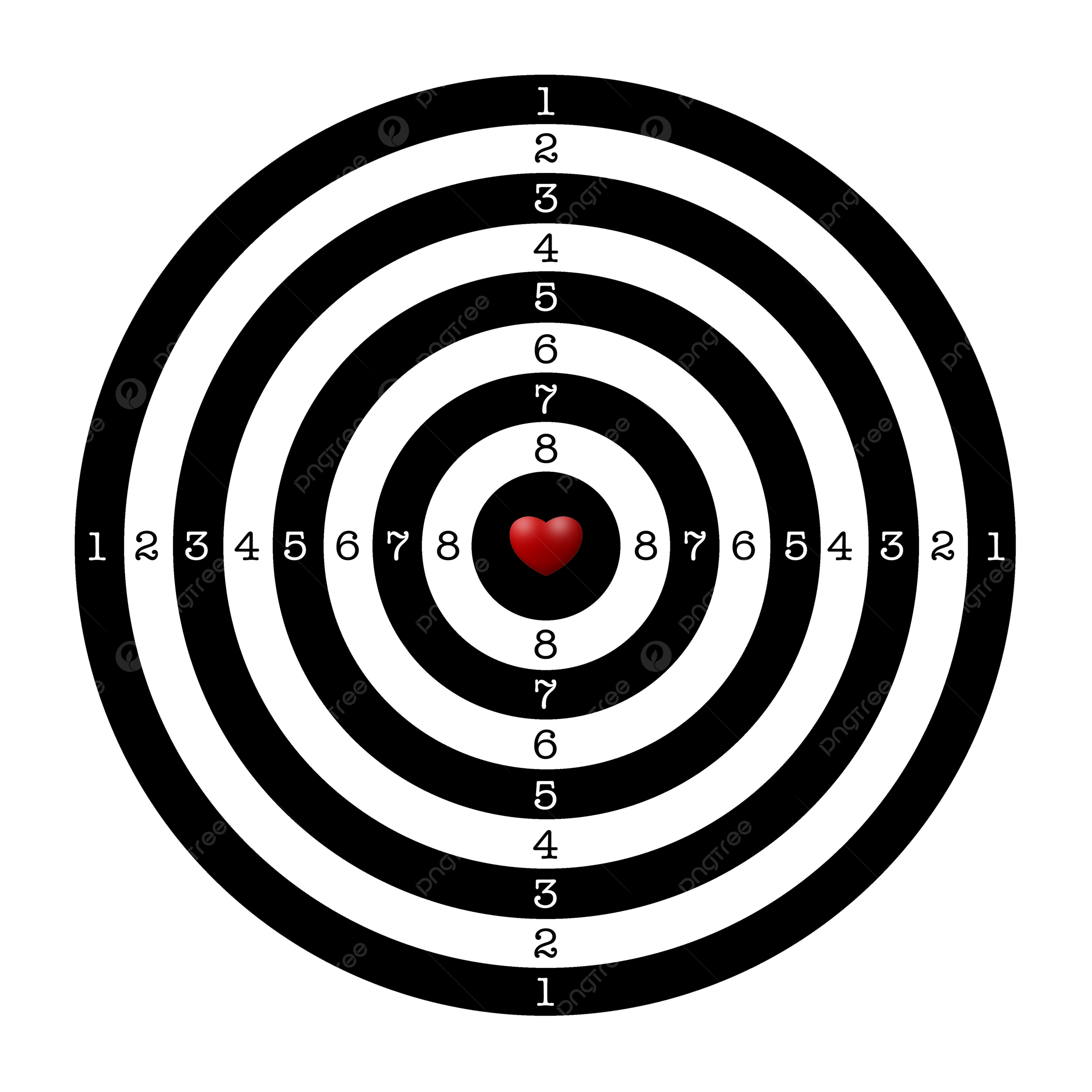 Heart Dart Target Of Love Graphic Love Image Design Art Icon PNG Transparent Image And Clipart For Free Download