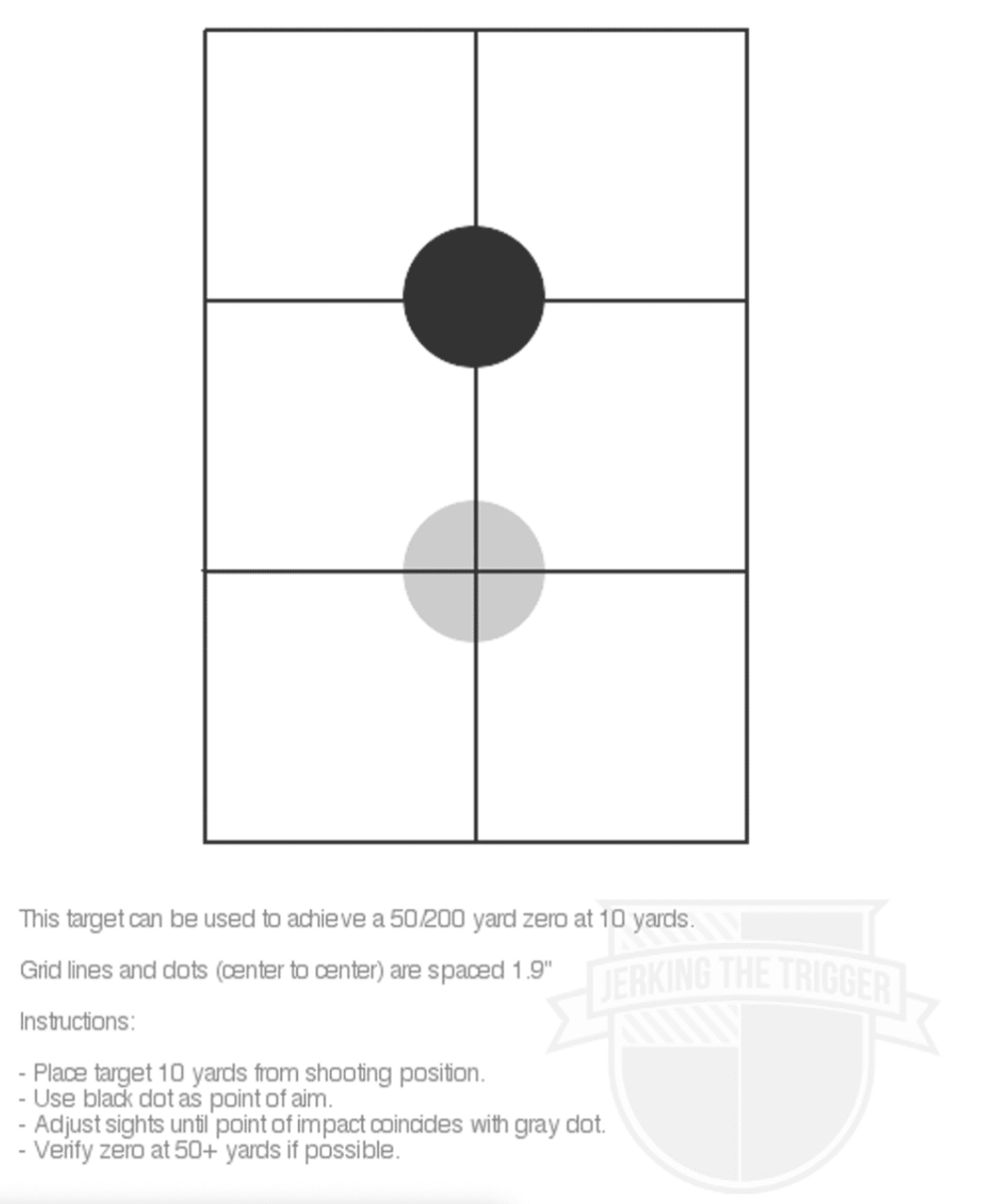 How To Get A 50 200 Zero Without A 200 Yard Range