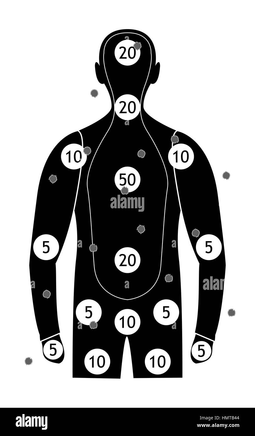 Lifesife Printable Human Sillohete Targets