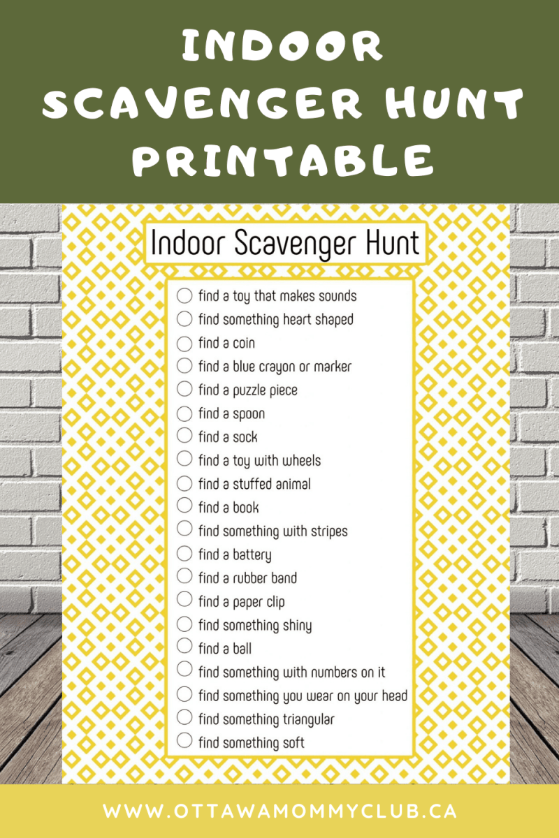 Scavenger Hunt Target Free Printable