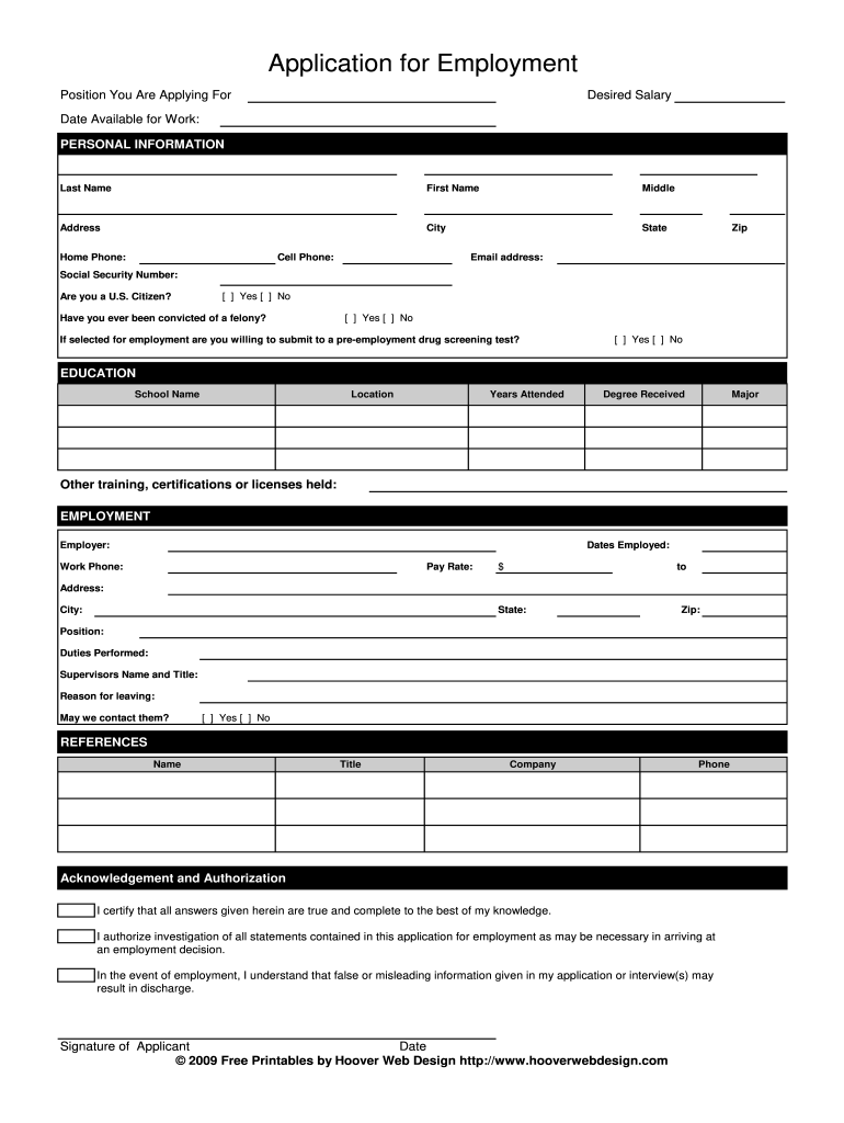 Printable Online Job Applications For Target