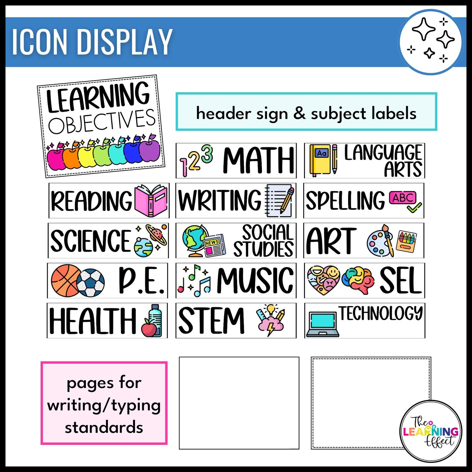 Free Printable Learning Target Sign