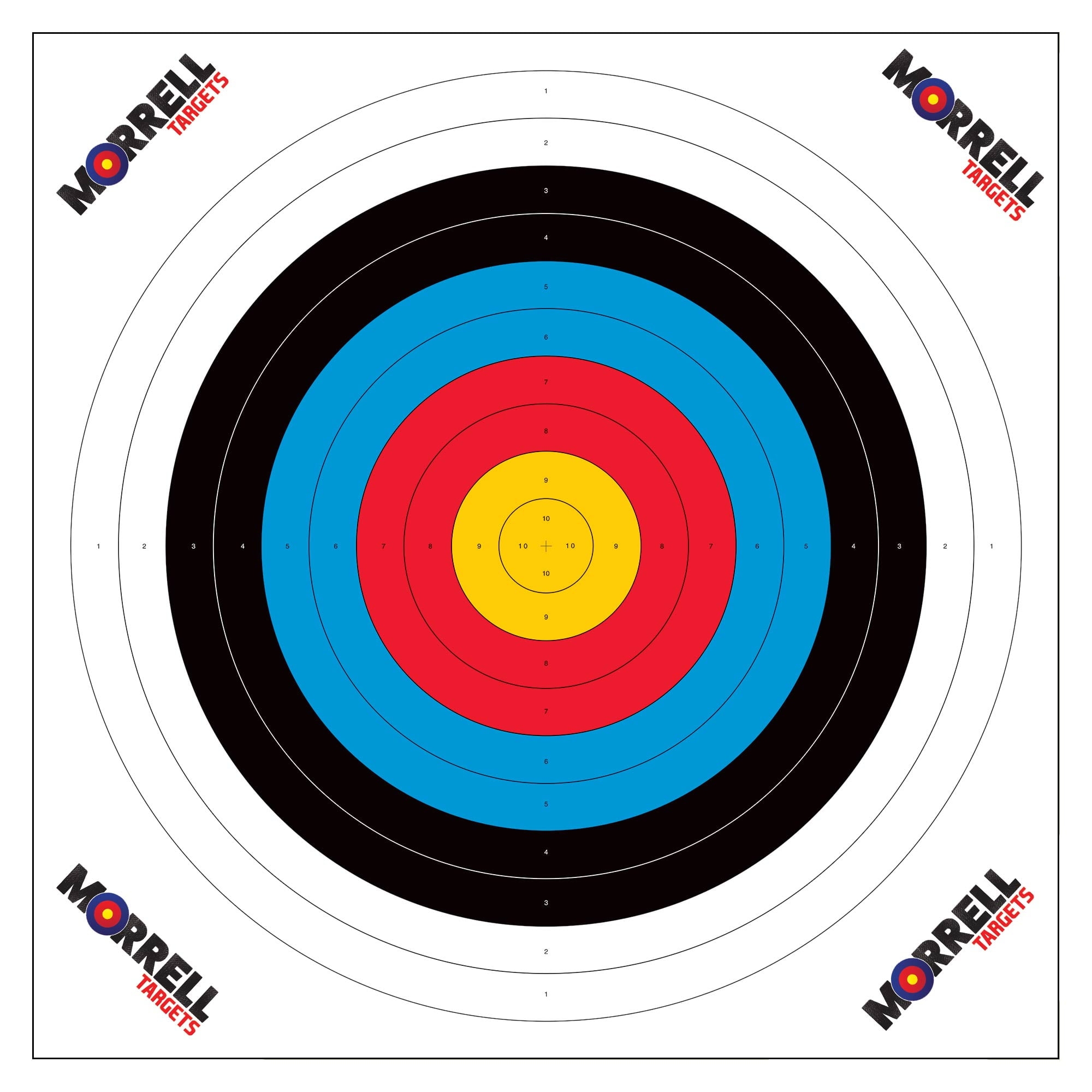 Morrell Targets 80 Cm Paper Archery Target Face 100 Pack Walmart Business Supplies