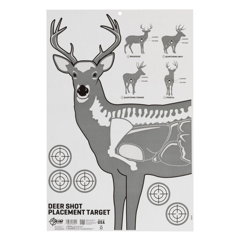 NEW EZ Aim Deer Vitals Corrugated Target 23 X 35