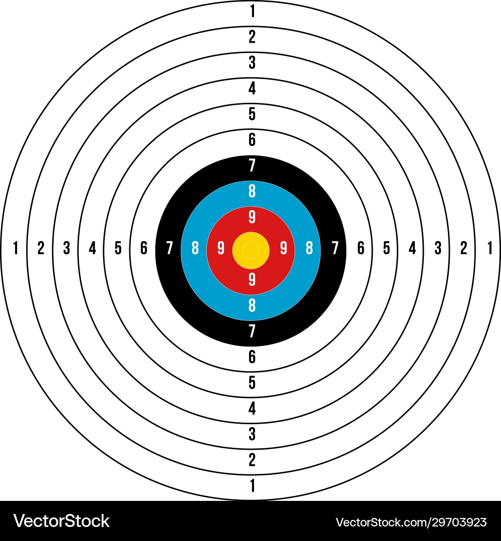 Printable Shooting Targets Competition Shooting Wheel