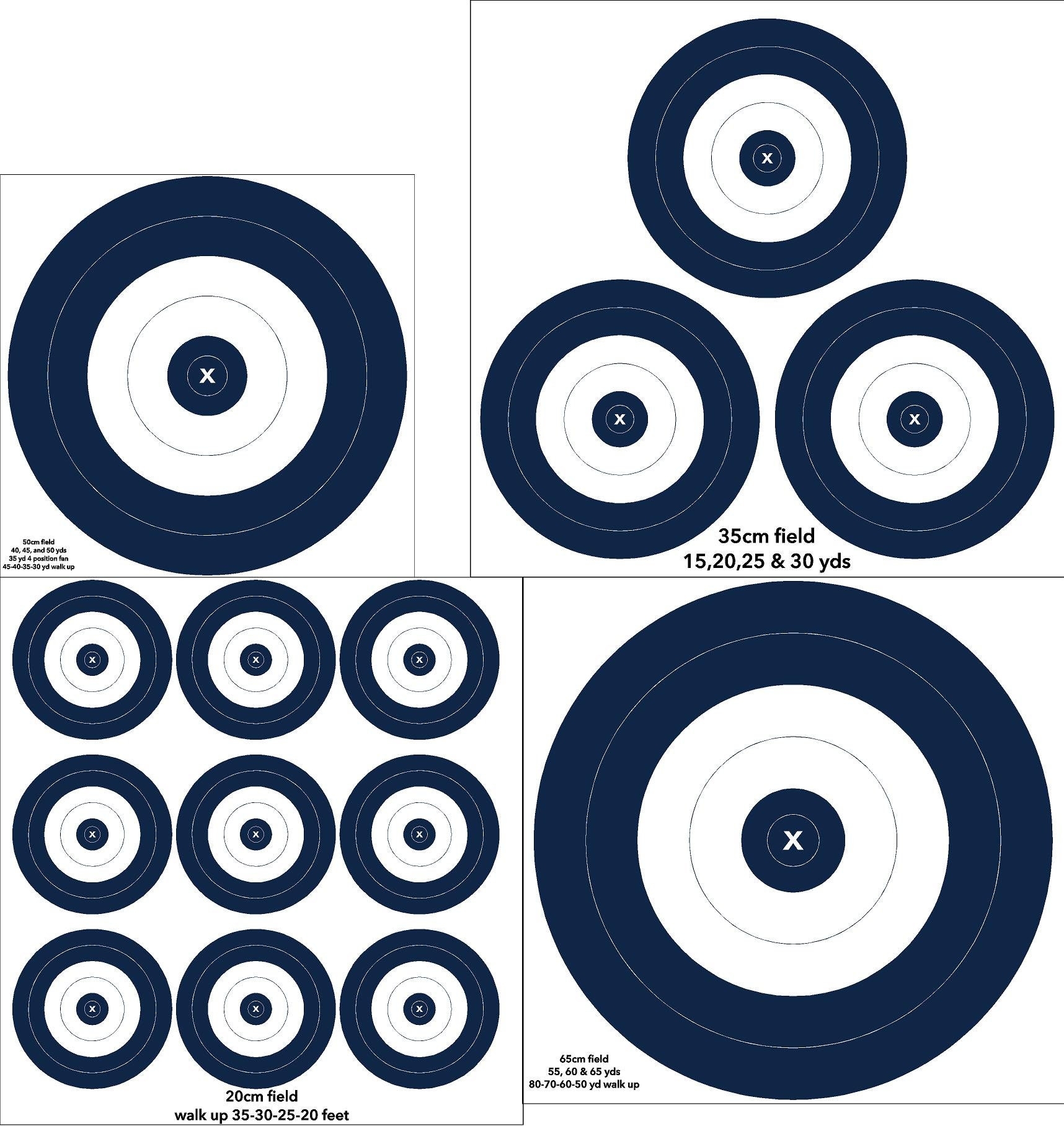 Outdoor Field Archery Target Vinyl Archery Target Etsy