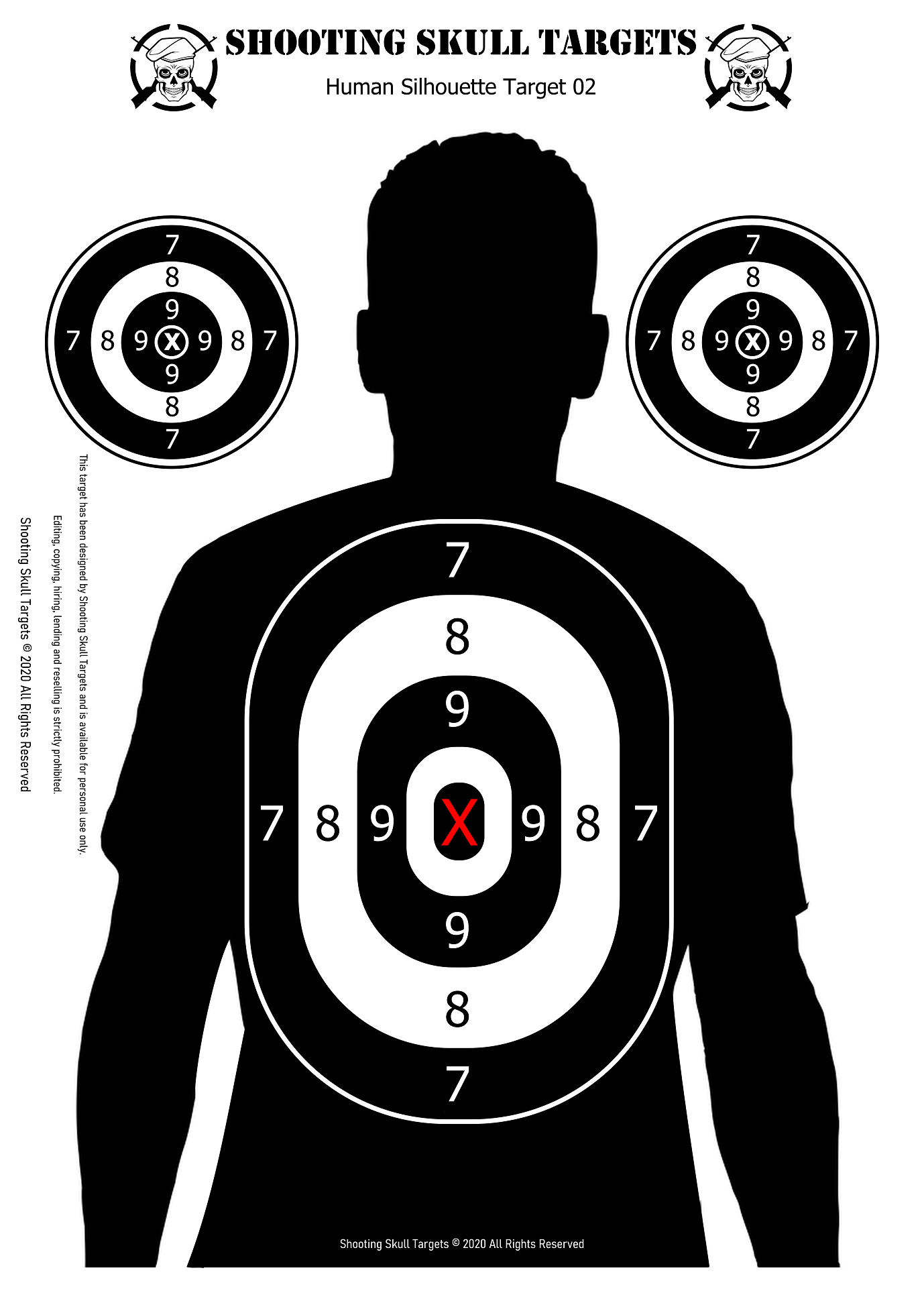 Printable Bad Guy Targets