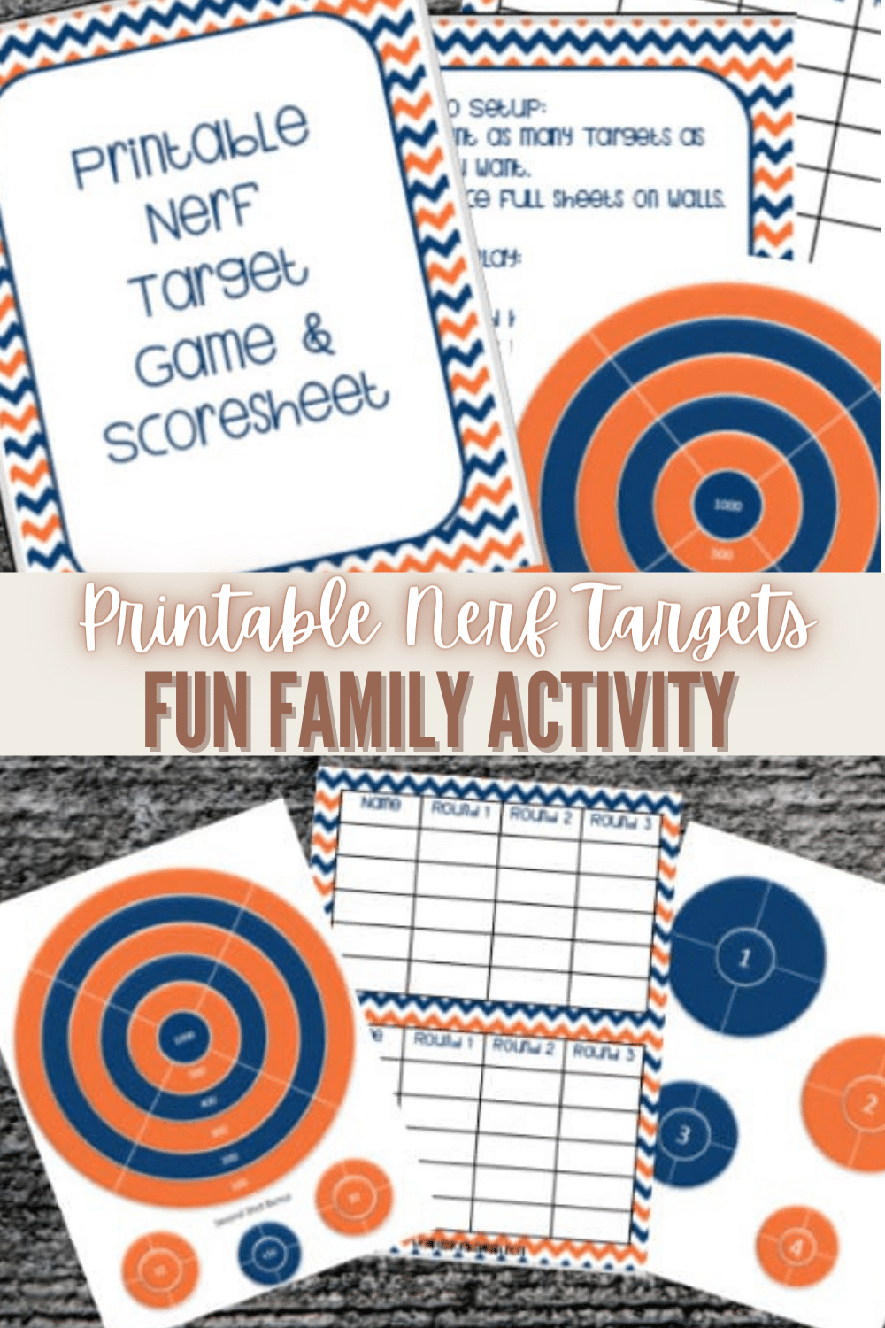 Full Size Nerf Target Printable