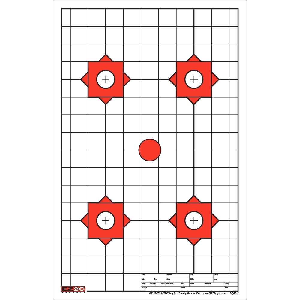 Rifle Paper Targets Long Distance Paper Targets EZ2C TARGETS See Where You re Shooting