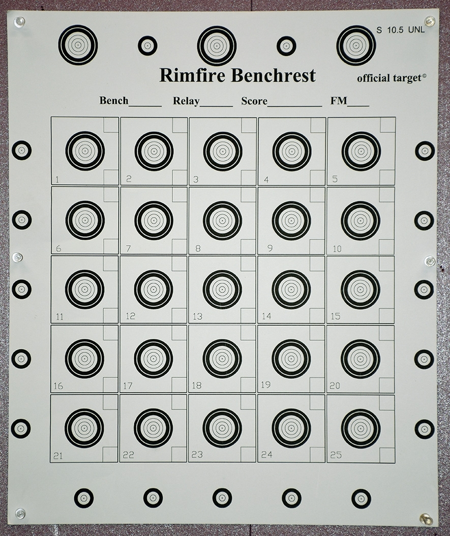 Printable 50 Meter Rimfire Target