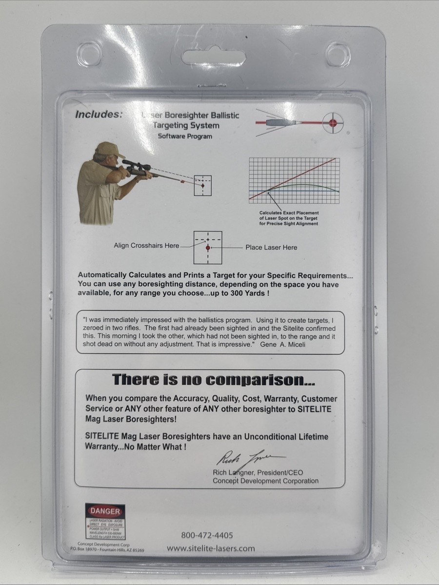 SITELITE SL 100 Mag Laser Boresighting System For Sale Online EBay