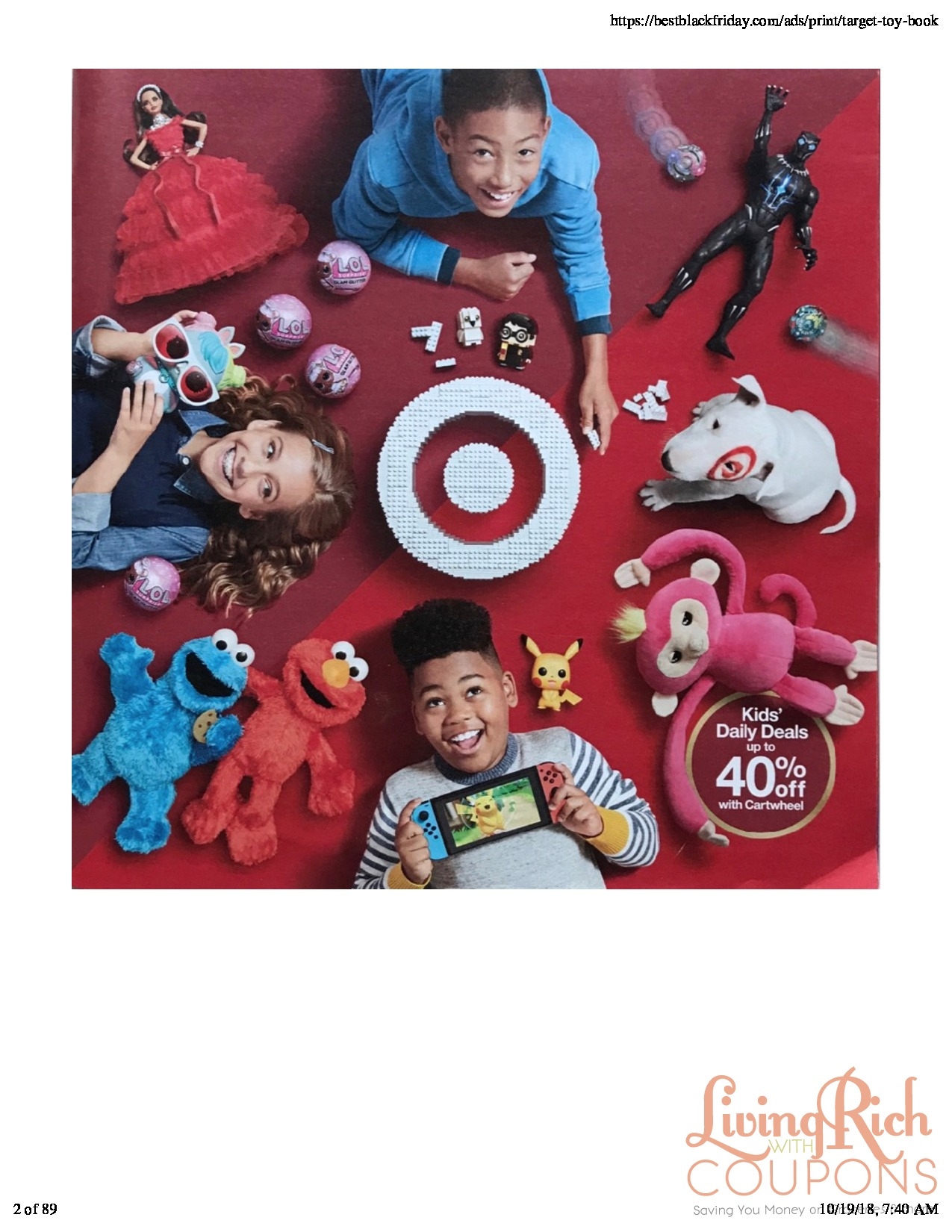 Target 2018 Toy Catalog Sales