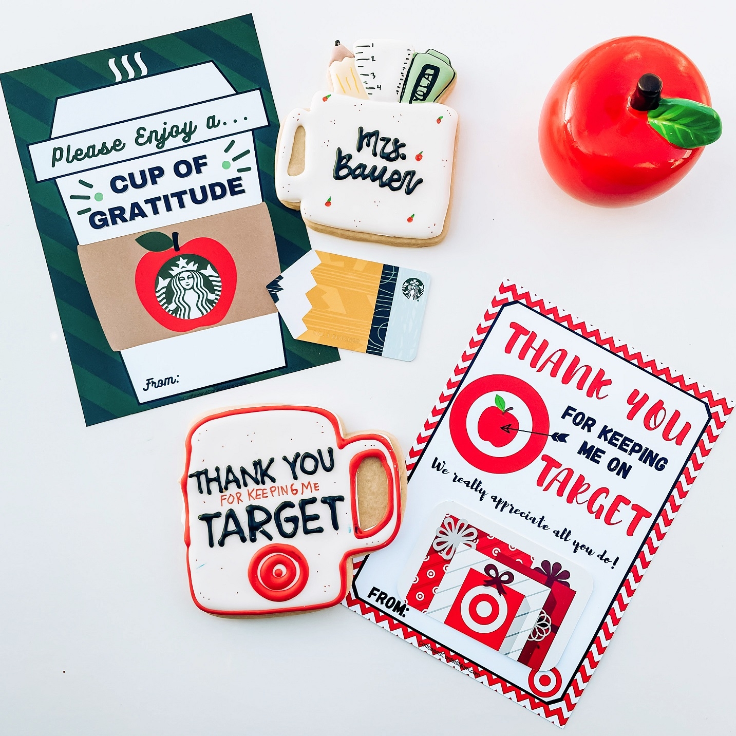 Target Teacher Thank You Printable