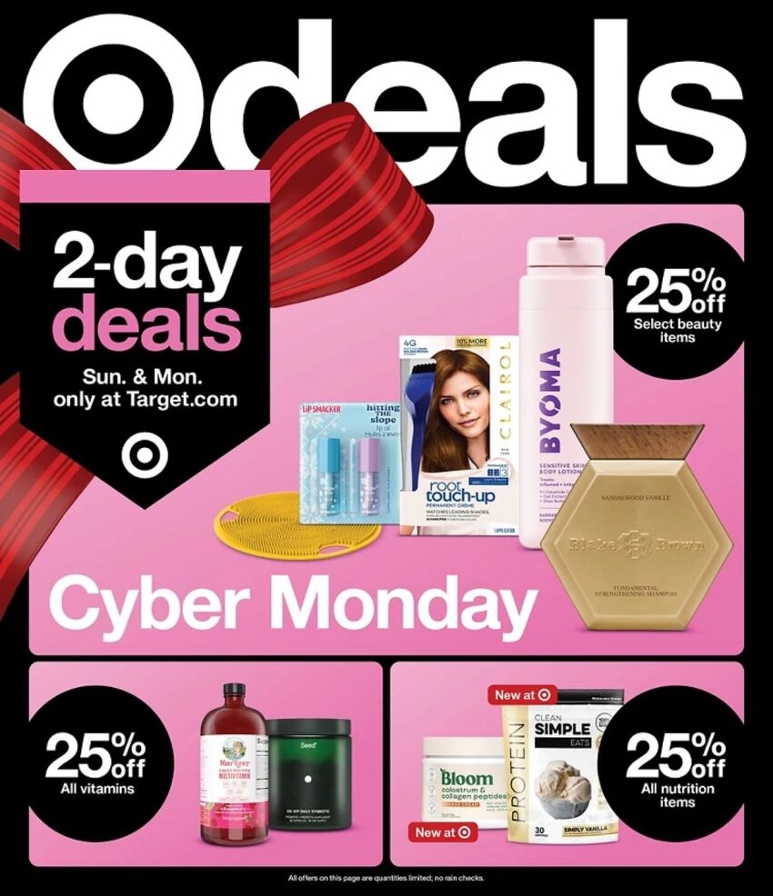 Target Cyber Monday 2025 Ad Deals BlackFriday