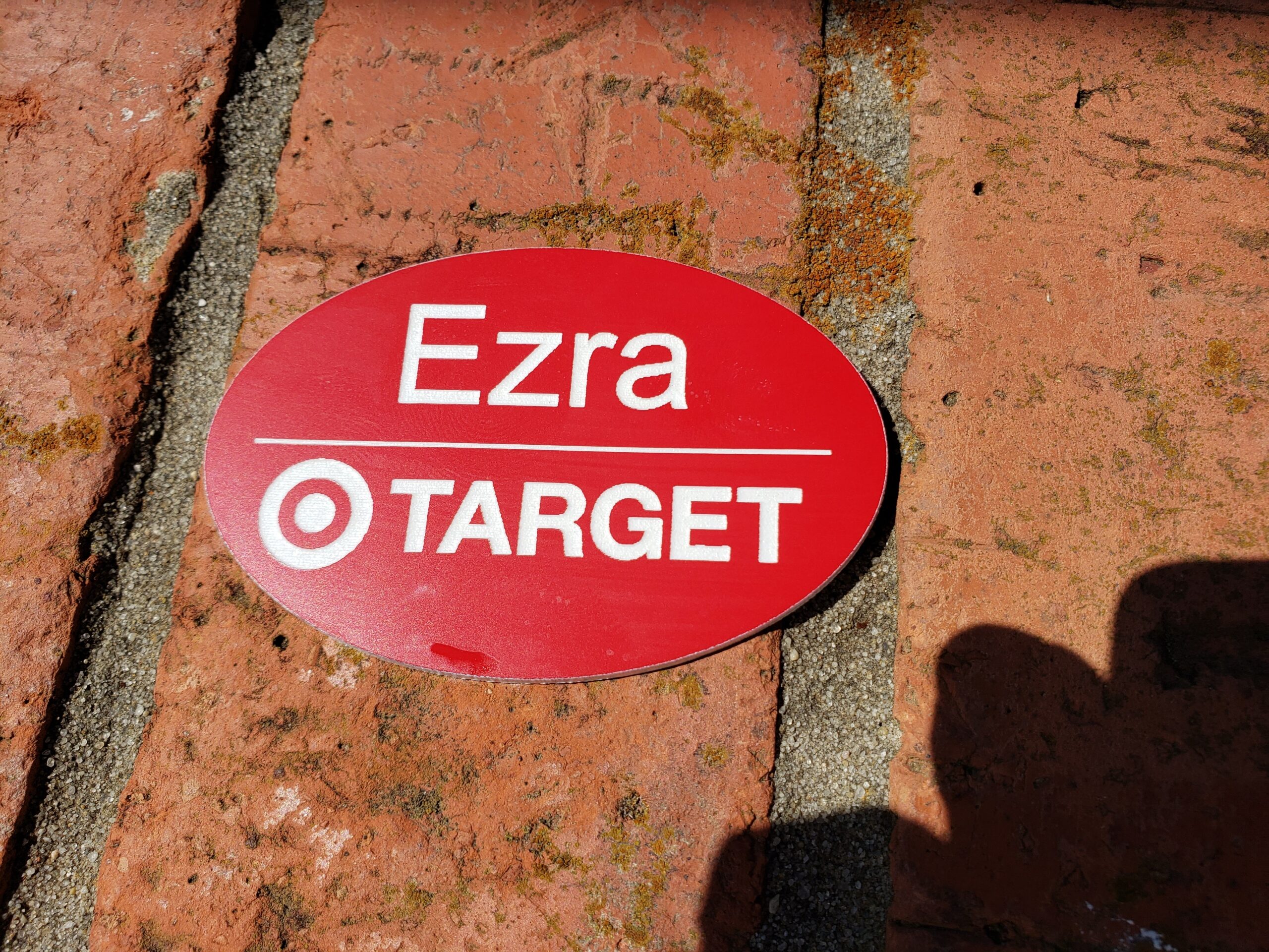 Target Employee Printable Name Tag